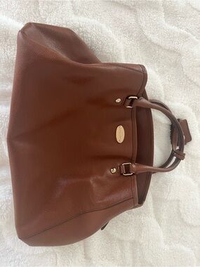 Coach Brown Leather Tote Bag